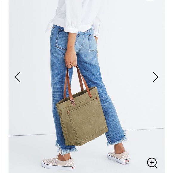 canvas medium transport tote